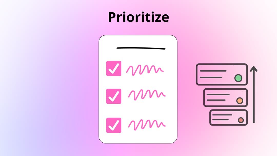 The prioritize pillar for effective task management.